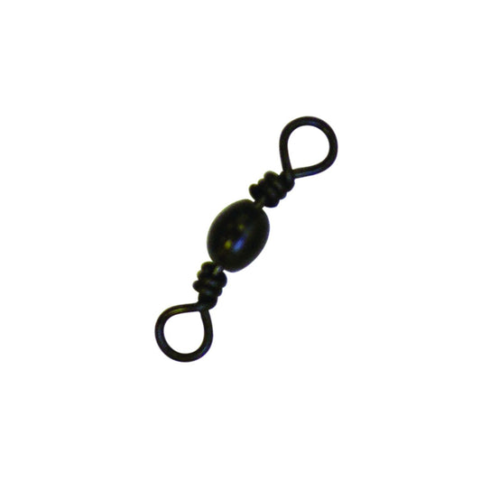 Eagle Claw Barrel Swivel Black 12 Pack