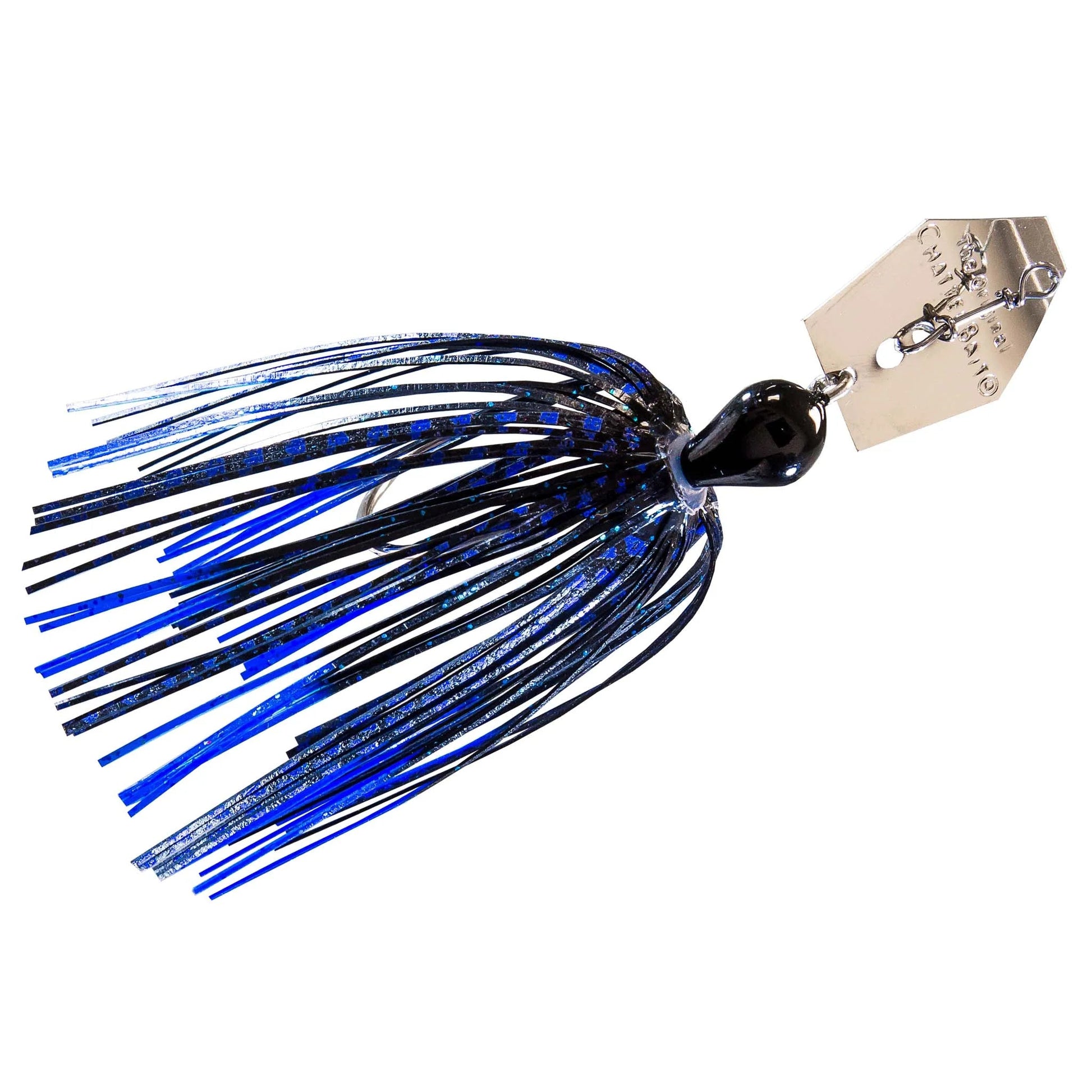 Chatterbait Lure in Blue Black