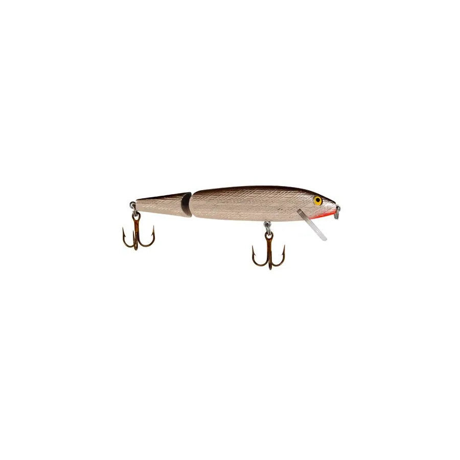 Rebel Jointed Minnow Lure in Silver and Black 5/16 oz.